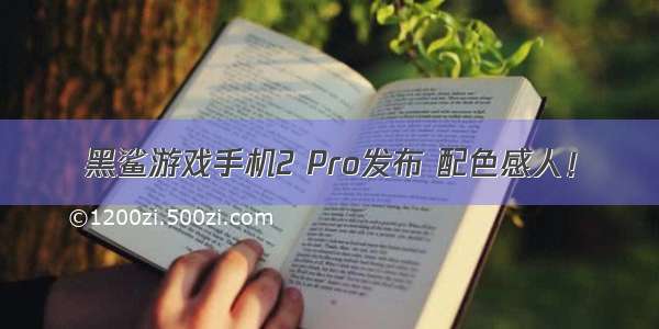 黑鲨游戏手机2 Pro发布 配色感人！