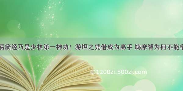 易筋经乃是少林第一神功！游坦之凭借成为高手 鸠摩智为何不能学