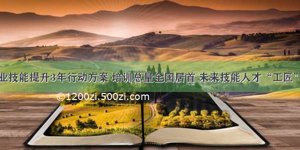 我省出台职业技能提升3年行动方案 培训总量全国居首 未来技能人才“工匠”占比超三成