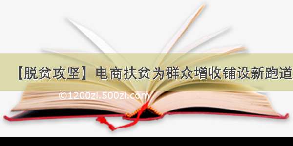 【脱贫攻坚】电商扶贫为群众增收铺设新跑道