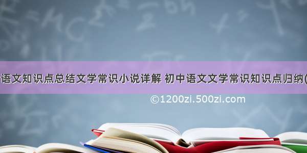 初中语文知识点总结文学常识小说详解 初中语文文学常识知识点归纳(2篇)