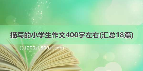 描写的小学生作文400字左右(汇总18篇)