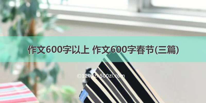 作文600字以上 作文600字春节(三篇)