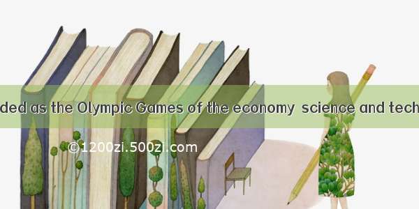 World Expo is regarded as the Olympic Games of the economy  science and technology  expert
