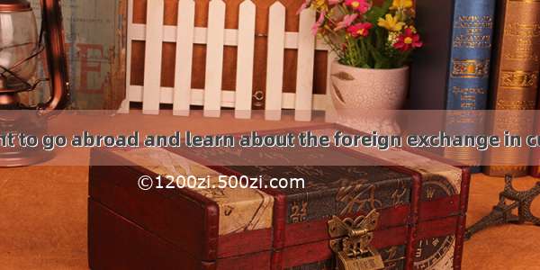 Suppose you want to go abroad and learn about the foreign exchange in culture in different