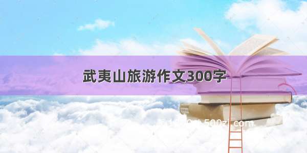 武夷山旅游作文300字