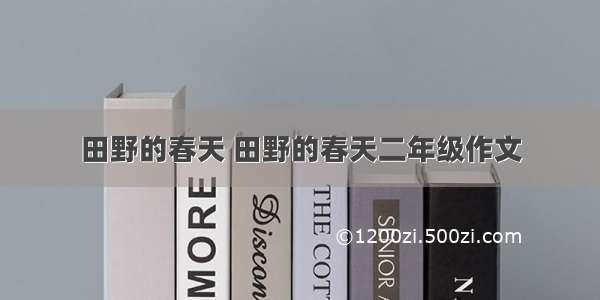 田野的春天 田野的春天二年级作文