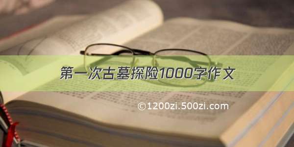 第一次古墓探险1000字作文